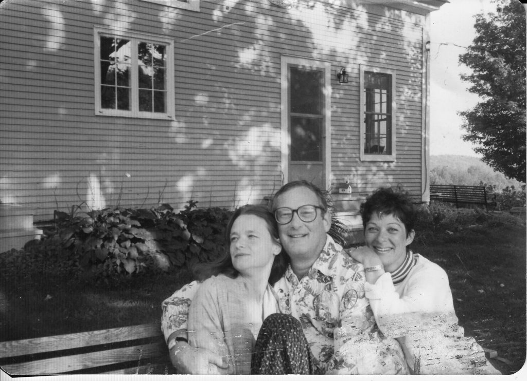 Anne Waldman, Kenward Elmslie, and Ann Lauterbach, circa 1981, at Kenward’s house in rural Vermont, where Anne was a guest on multiple occasions. Probably Joe Brainard photo.